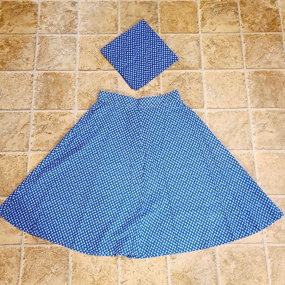 1960’s Groovy Mod Floral Mini Handmade A-Line Skirt - Picture 7 of 7